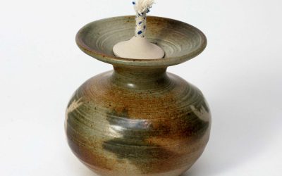 Oljelampa keramik