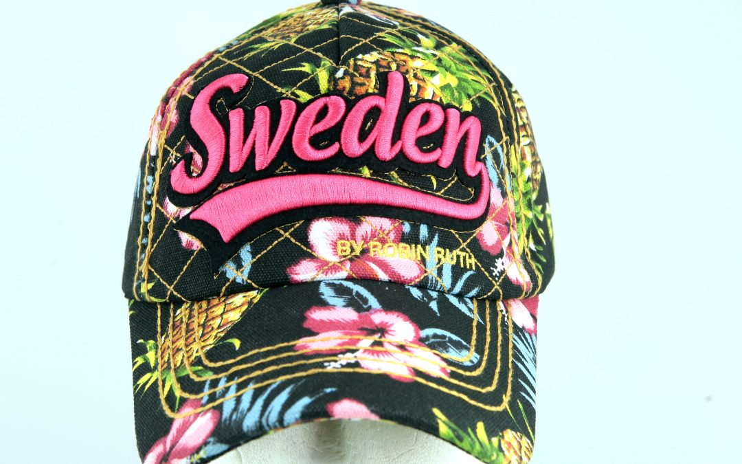Keps Sweden blommor